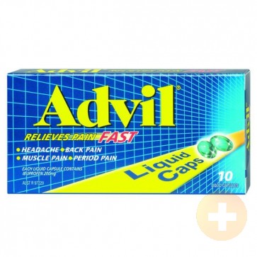 Advil Liquid Capsules 10
