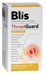 Blis K12 Throat Guard Daily Support Vanilla 30's