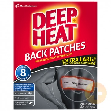 Deep Heat Odourless Back Patches