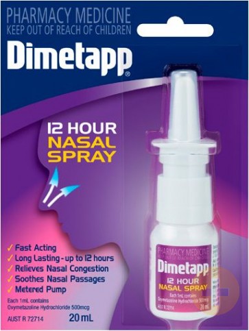 Dimetapp 12 hour Nasal Spray 20ml