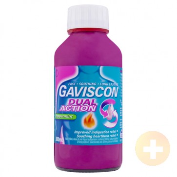 Gaviscon Dual Action Peppermint Liquid 300ml