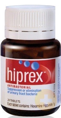 Hiprex 1g Tablets 20