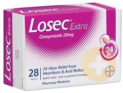 Losec Extra 20mg 28 Tablets 