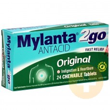 Mylanta Antacid Original Chewable Tablets 24
