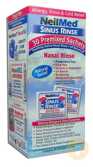 Sinus Rinse, Isotonic, Bottle + 60 Sachets