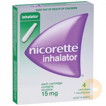 Nicorette Inhalator 15mg Cartridges 4