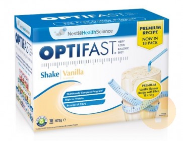 Optifast Weightloss Vanilla Milk Shake Powder 18 x 53g