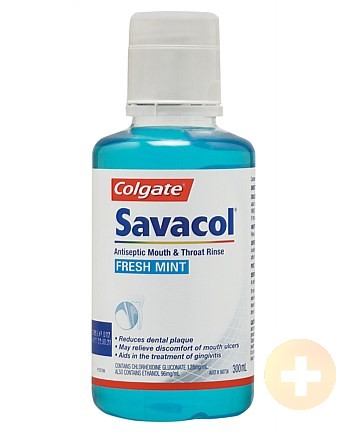 Savacol Fresh Mint Mouth & Throat Rinse 300ml