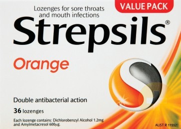 Strepsils Orange Lozenges 36