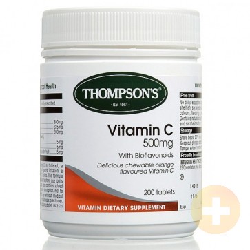 Thompsons Vitamin C 500mg Chewable 200s