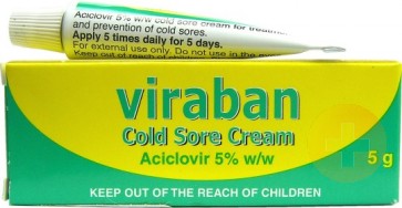 Viraban Coldsore Cream 5g