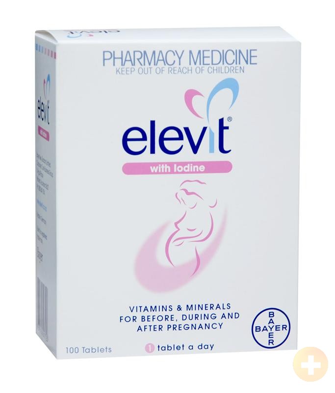 Buy Elevit Vitamin & Mineral Tablets Including Folic Acid ...