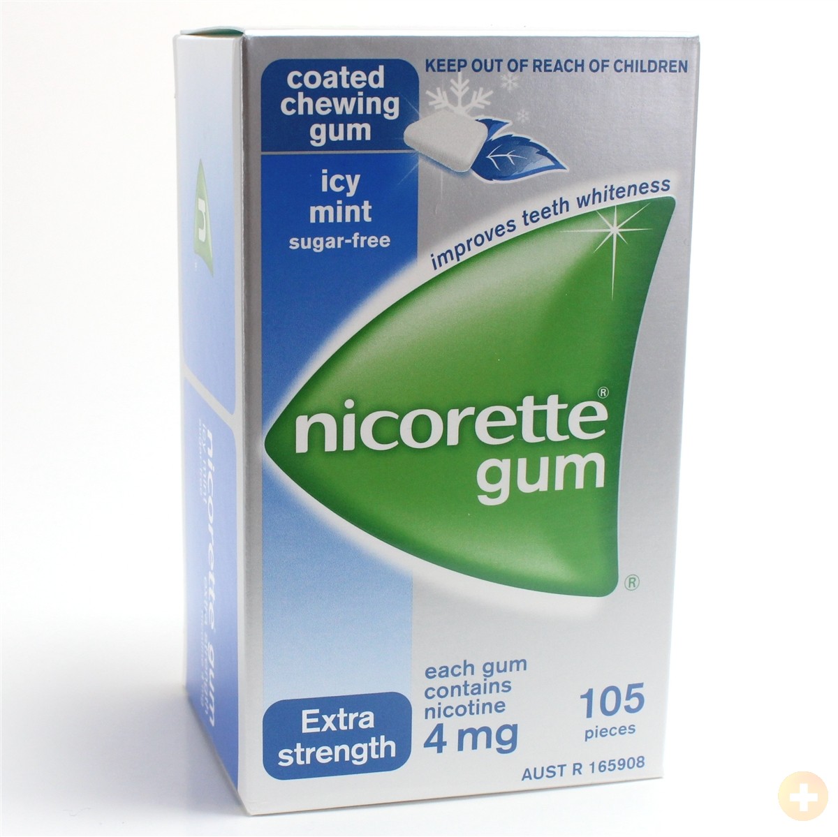 Nicorette Gum Icy Mint 4mg 105