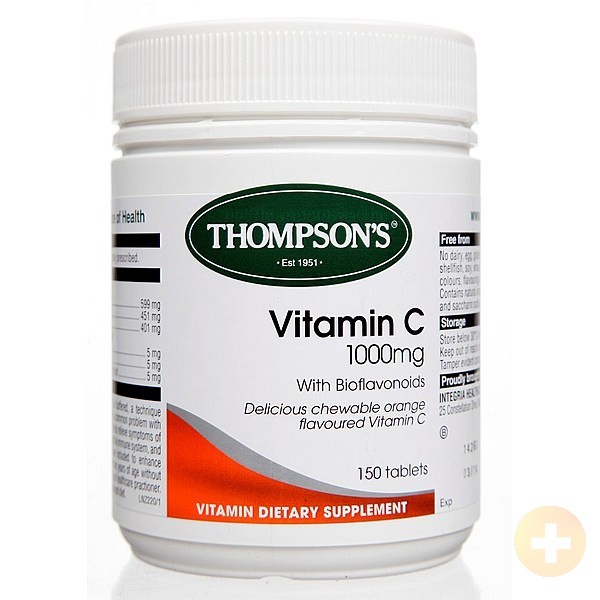 Thompsons Vitamin C 1000mg Chewable 150s