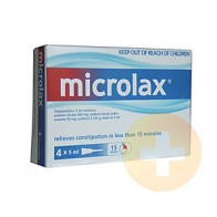 Microlax Enemas 4 pack