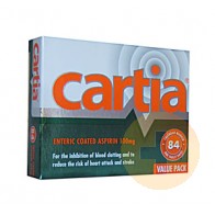 Cartia Tablets 100mg 84