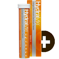 Hydralyte Effervescent Electrolyte Orange Tablets 20 