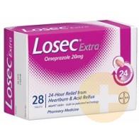 Losec Extra 20mg 28 Tablets 