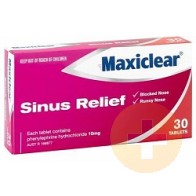 Maxiclear Sinus Relief Tablets 30