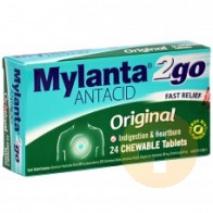 Mylanta Antacid Original Chewable Tablets 24
