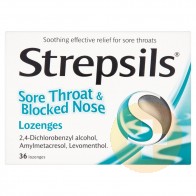 Strepsils Sore Throat and Blocked Nose Lozenges 36