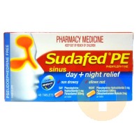 Sudafed PE Sinus Day & Night Relief 48
